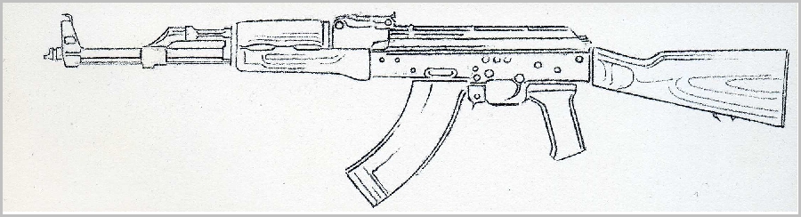 3. 7.62 mm AK47 (Avtomat Kalashnikova) and AKM (Modernizirovannyi Avtomat K...